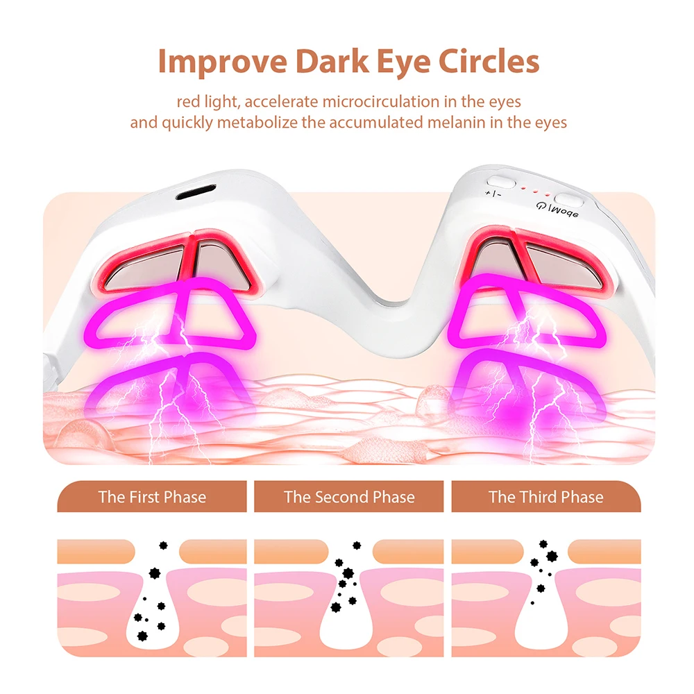 Eye Massager Relieves Eye Fatigue Eyes Massage Glasses Eye Fatigue Relief Massager 6