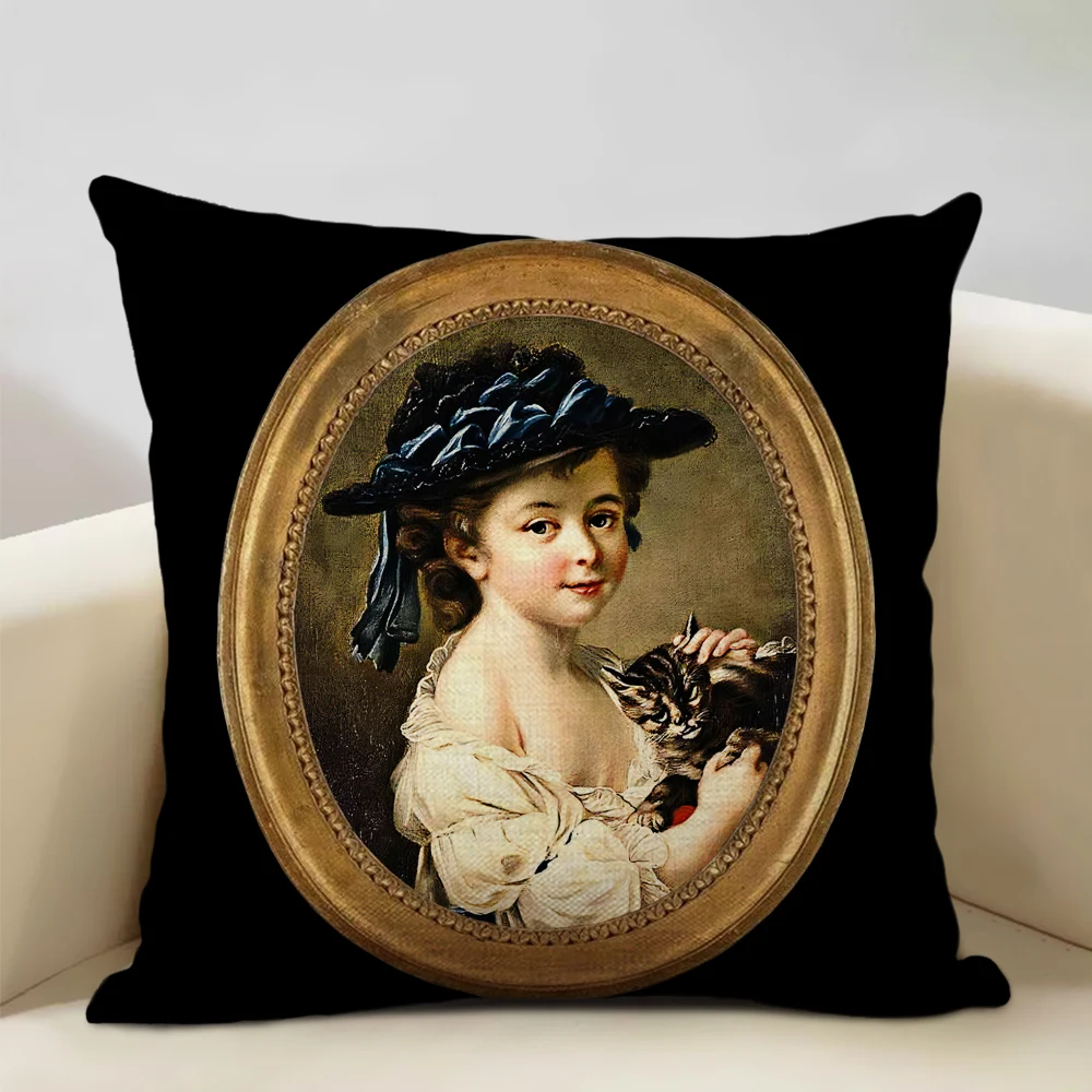 Home Decoration Cushion Cover Sofa Pillow Case New Mexico Painter Self Portrait Car Office Accessories Decor Pillowcase Throw Pillow Cover Cushion Covers Pillow Case Pillow Covers Cushion Cover