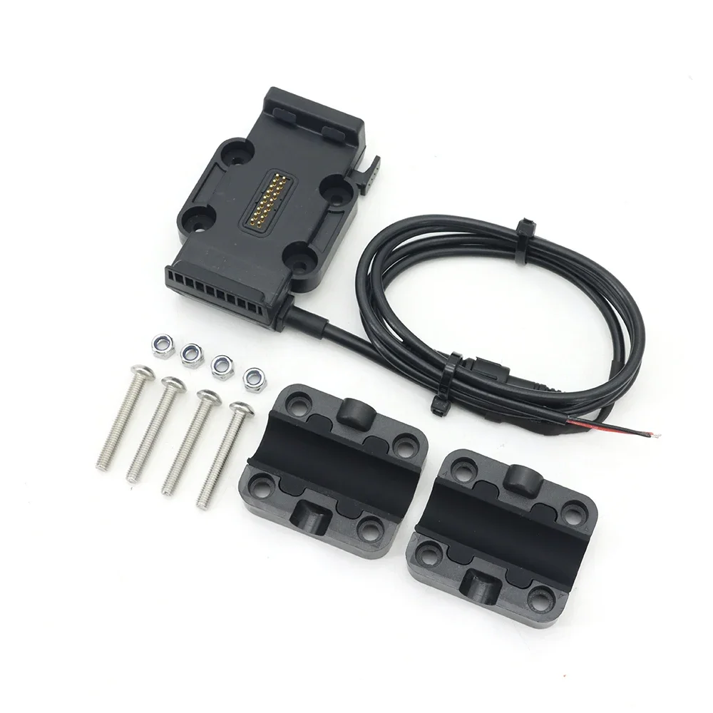 Telefonhalterung für die Navigation, Stromversorgung, kabelloses Laden, 12 mm/16 mm/22 mm, Rollbügelbasis für BMW R1300GS R 1300 GS R1300GS. – Detail 2
