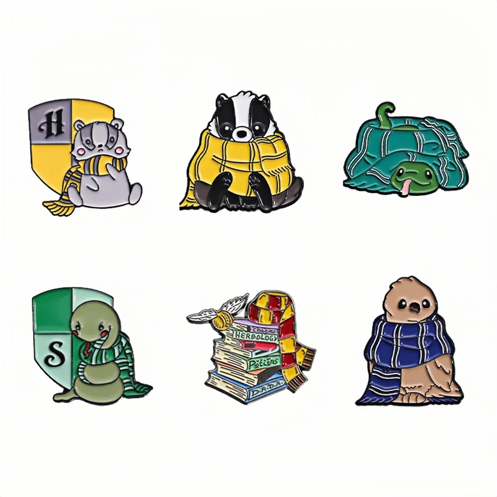 Enchanted Elf Enamel Pin: Adorable Animal Brooch Accessory and Charming Gift