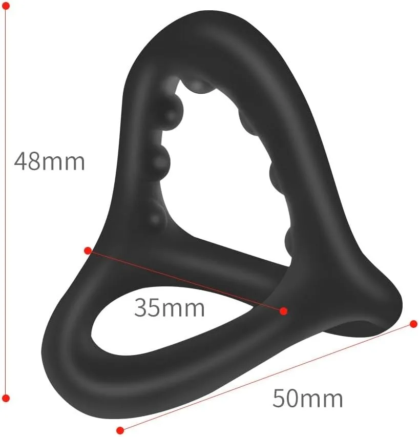 Anillo para pene para hombre, anillo pene 3 en 1, anillo el&aacute;stico Ultra suave, agrandador de pene, Juguetes sexu