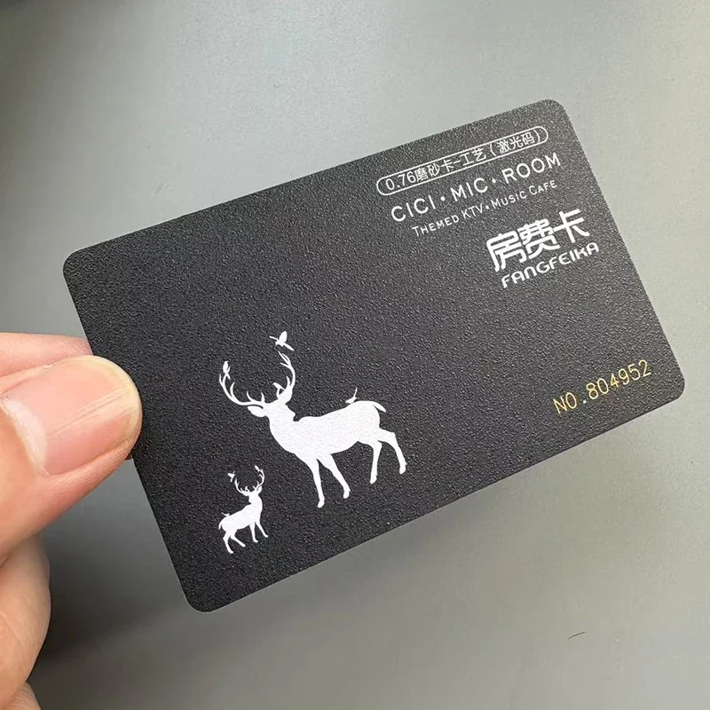 Carta di plastica personalizzata in PVC Carta da visita da 0,76 mm Carta associativa Carta da visita Carta in PVC personalizzata personalizzata