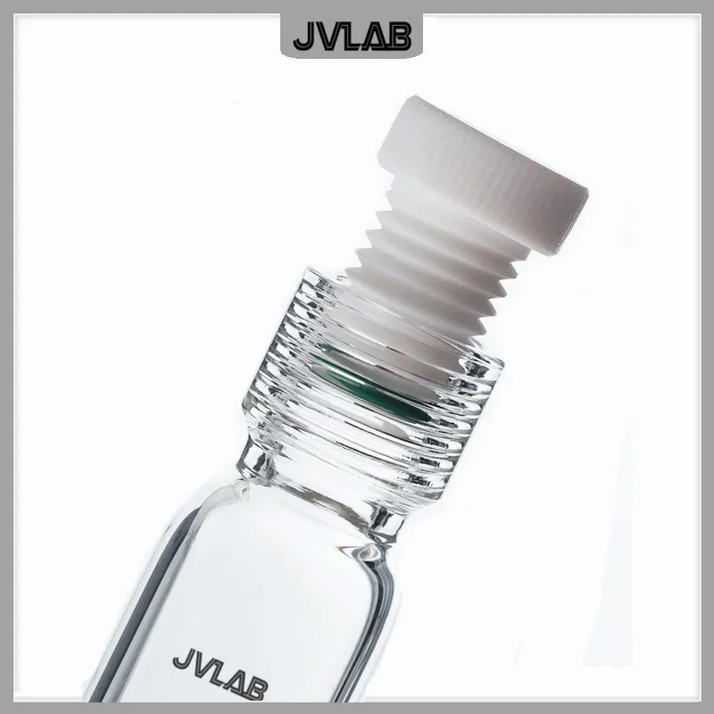 Nessler Glasses tube Glass Screw Colorimetric Tube Explosion-proof Test Tube With PTFE Plug Pressure Resistance 10 25 50 100ml plastic test tubes