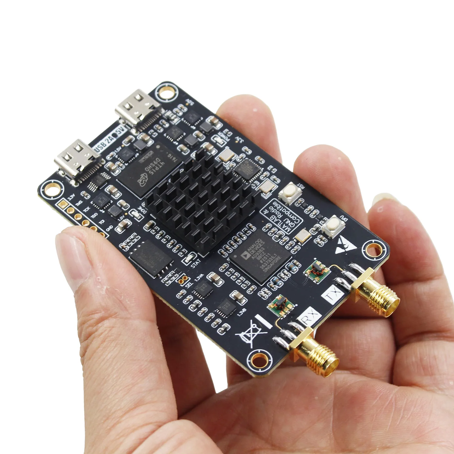 Zynq7010 AD9363 SDR XC7Z010CLG400+AD9363ABCZ PlutoSDR Nano용 소프트웨어 정의 라디오 개발 보드