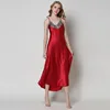 102183-1a997c.jpg Chemise de nuit en satin de dentelle pour femmes, chemise de nuit sexy, chemise longue, vêtements de nuit