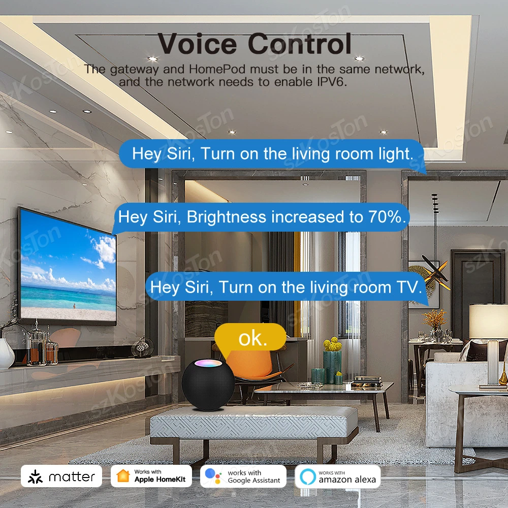Matter Thread Hub Tuya Wired Zigbee Smart Home Bridge Gateway Voice Control For Homekit Smart Life Works with Siri Alexa Google zigbee gateway smart gateway