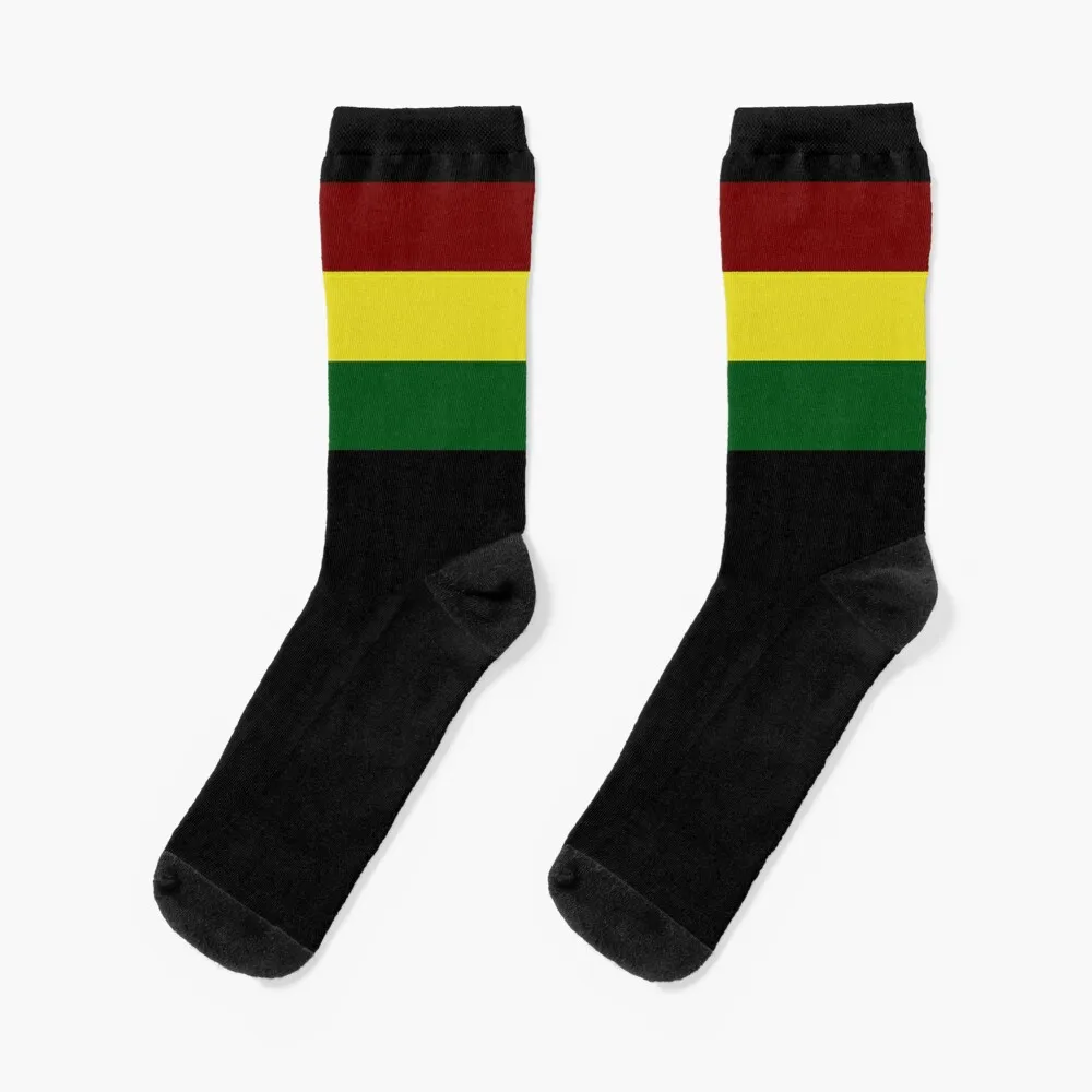 Rasta Flag / Rasta StripeSocks Socks Winter