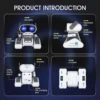 Robot Toys Kids Remote Control Toys with Music RC Early Education Gesture Sensing DIY Music Dance LED Eyes Boys Girls Gifts 2