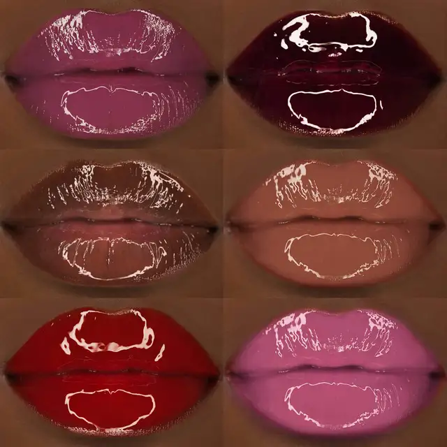 입술을 부드럽고 촉촉하게 가꾸어주는 멀티 컬러 립글로스