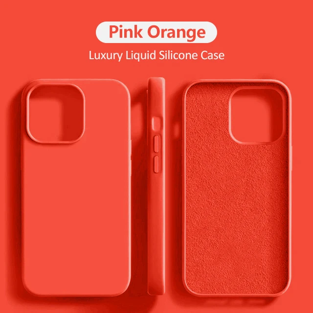 Premium Liquid Silicone Shockproof Phone Case - Soft Back Cover Accessory