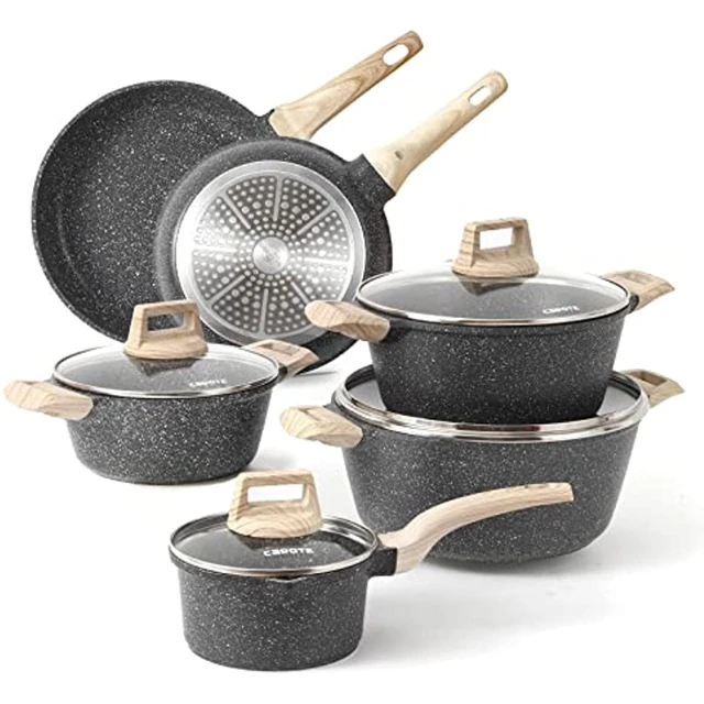 Buy Carote Non Stick Cookware Set, Nonstick Induction Set Combo