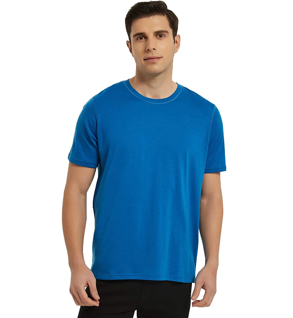 Merino Wool Undershirt Men 100 Organic Merino Wool T Shirt Base Layer