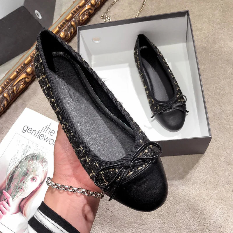 Glamorous Wide Fit - Ballerines Pointues Avec Bride Arrière Et Ornements - Noir