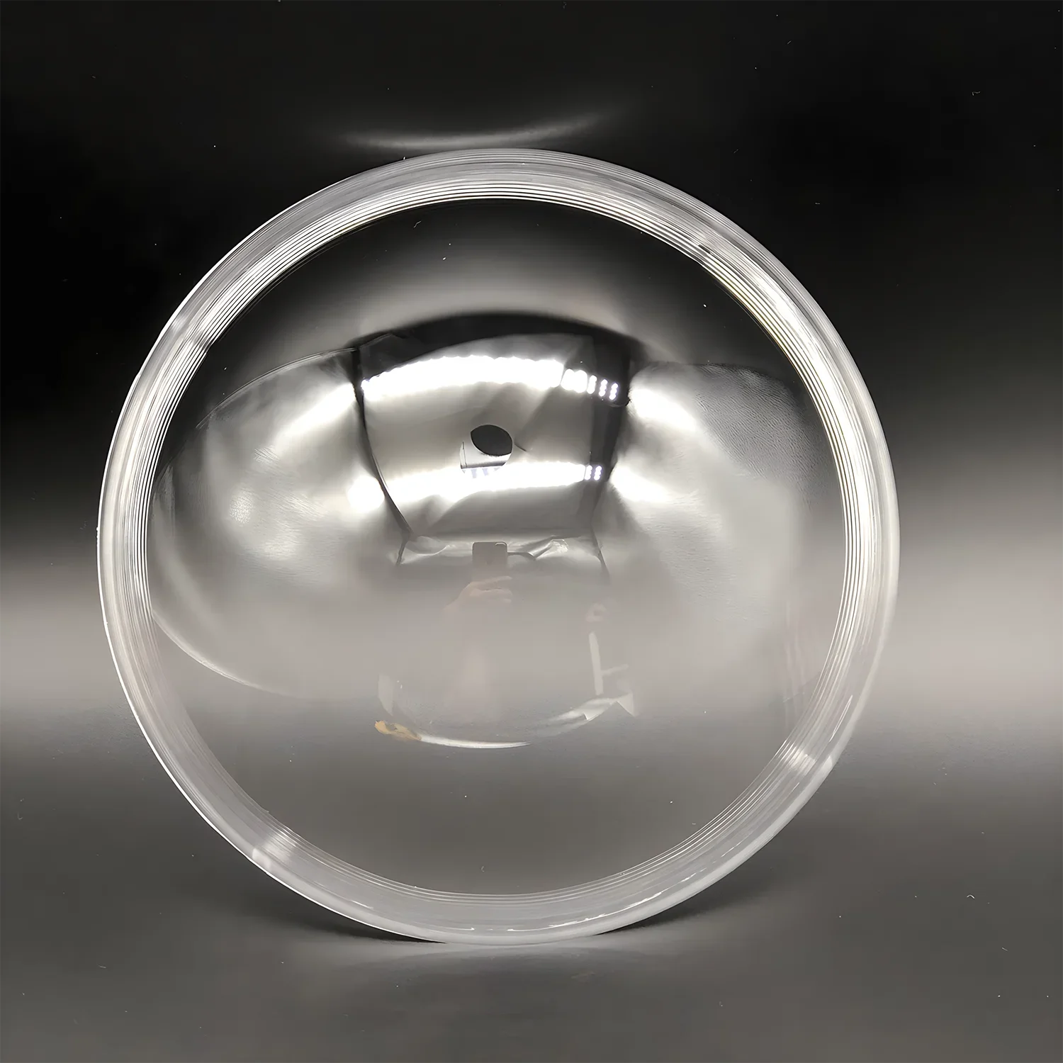 7 Inch Crystal Clear Acrylic Camera PTZ Cover, CCTV Dome Cover