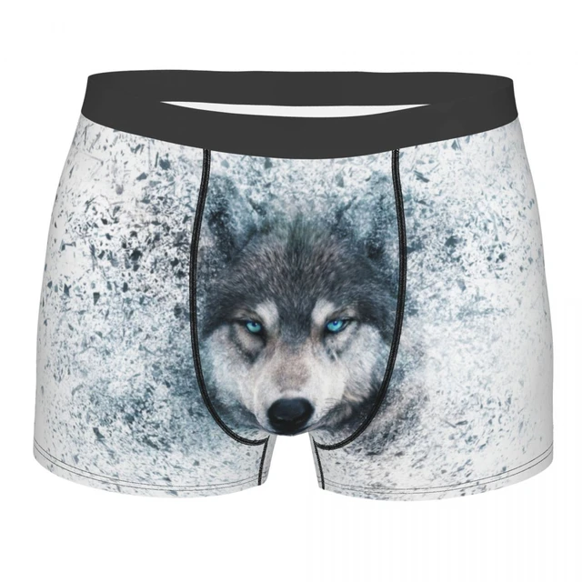 Men Boxer Briefs Shorts Panties The Wolves Licking Wolf Soft Underwear  Homme Humor S-XXL Underpants - AliExpress