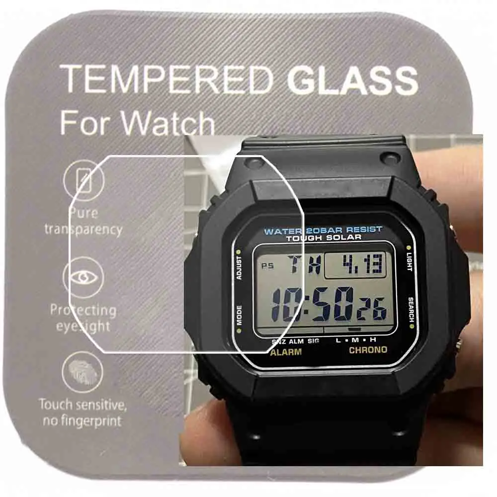 3 Pezzi Di Vetro Per Gw-M5610 G-5600 Gbd-200 Gbx-100 Gwx-5600 Dw-5600 Gmw-B5000 Dw-5635 Gw-B5600 Gw-5000 Gx-56 Protezione Temperata