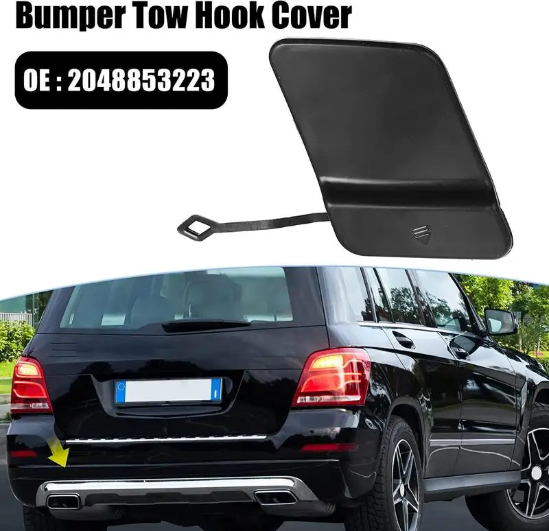 

For Mercedes-Benz X204 GLK350 2009-2012 Car Rear Bumper Tow Hook Eye Cap Towing Hook Cover OE 2048853223 Car Auto Replacement