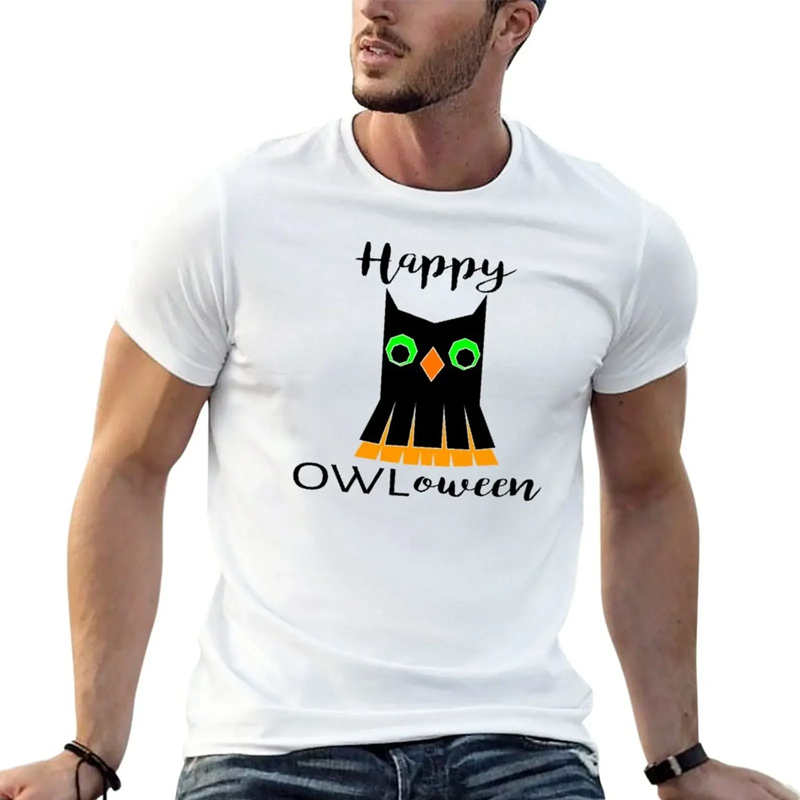 

Halloween Owl T-Shirt cute tops cute clothes t shirt for men