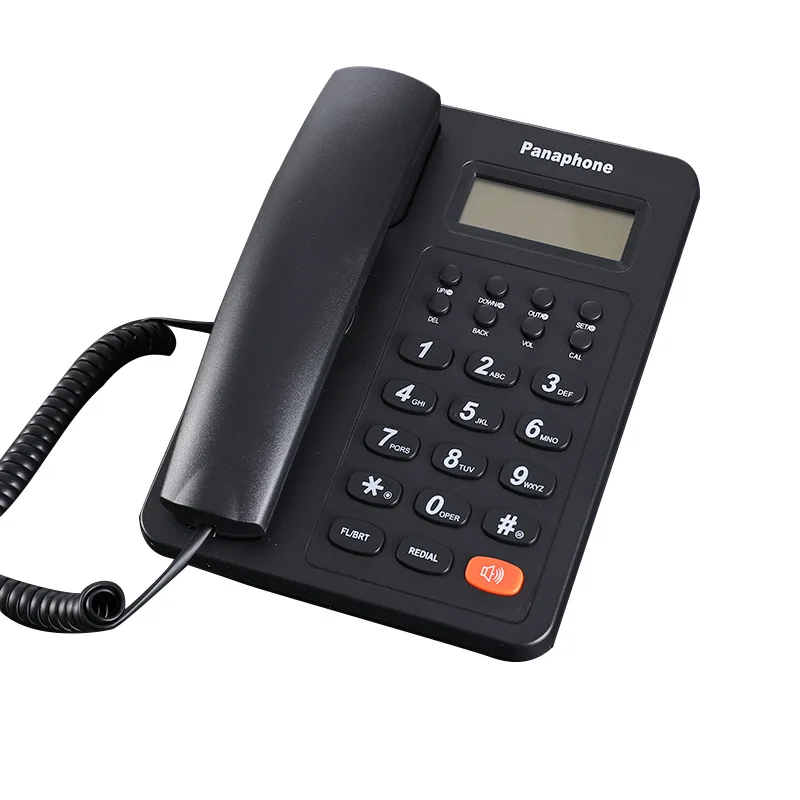 

Corded Caller ID telephone with speaker hands free office telephone desk/wall mountable landline phones for home hotel