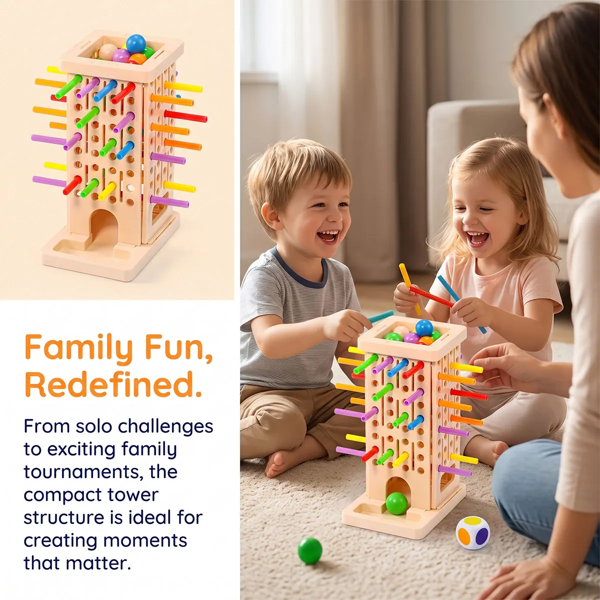 Montessori-Inspired Educational Puzzle Toy