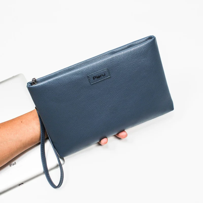

New Men Clutch Bag Fashion Business Briefcase Large Capacity Casual Handbag Youth Luxury Brand Wallet Phone Bag High Quality