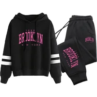 Quality Daily Women Tracksuit Hoodies Casual Single Piece Stripe Sweatshirt and Sweatpants Comfort Outdoor Jogging Autumn Winter - Image 6