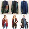 Foreign Trade Original Order Spanish Women's Knitted Yarn Printed Beaded Embroidered Cashmere Long Cardigan Shawl Coat 1