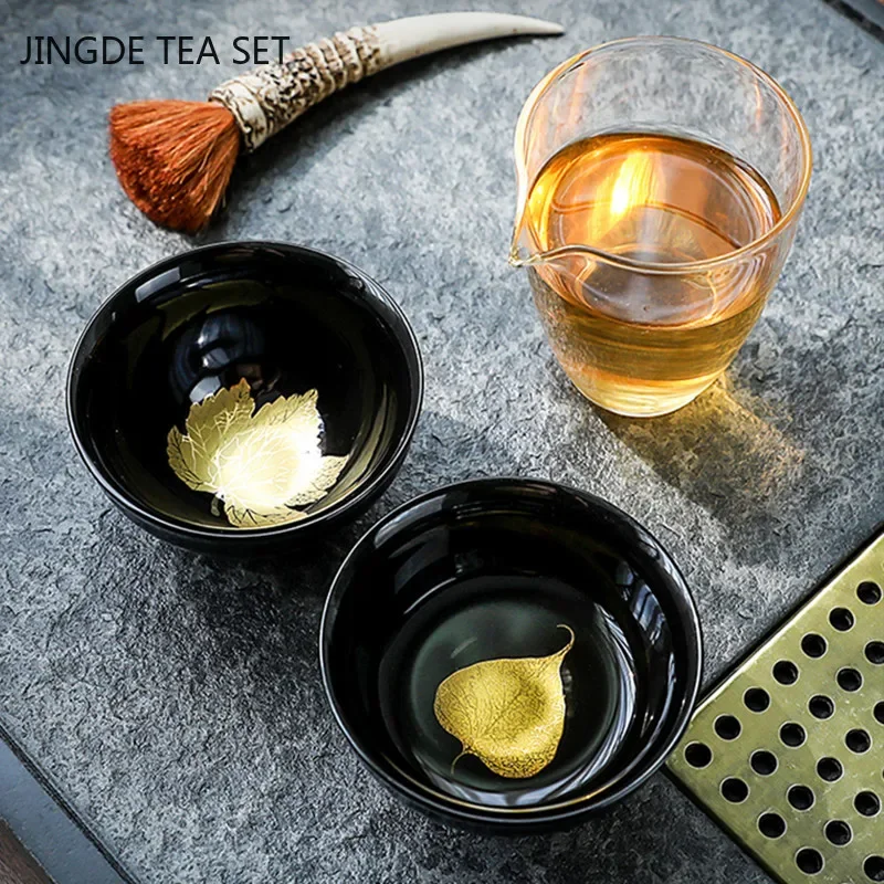 Japanese-style Handmade Ceramic Teacup Boutiques Master Tea Cup Household Tea Set Accessories Antique Porcelain Tea Bowl