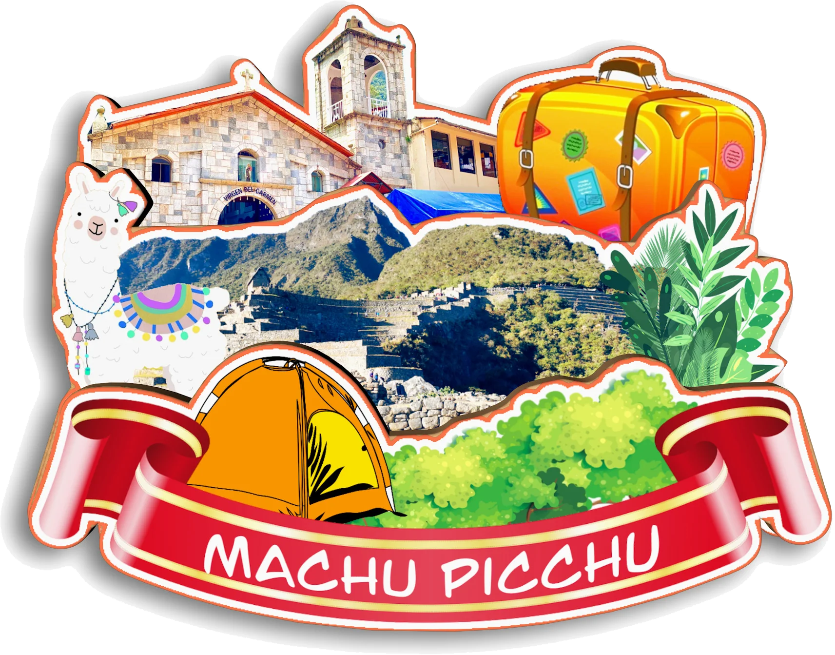 Lima Machu Picchu Cusco Peru Fridge Magnet Travel Souvenir Gift Handmade Decorative Refrigerator Sticker Home