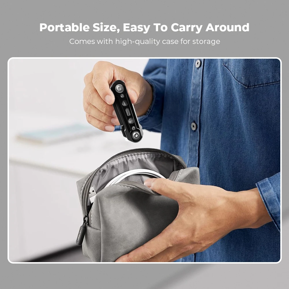CAMVATE Folding 6-in-1 Functional Tools Universal DSLR Camera Rig Pocket Tool Set with Screwdrivers and Wrenches