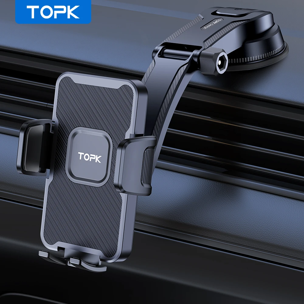 Cell Phone Holder for Car, Universal Mount Dashboard for iPhone 14 13 12 11 Pro