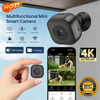 New 4K Security Camera Mini Full Color Night Vision HD WiFi Monitor Waterproof Motion Detect Surveillance mini Camera 2026 1