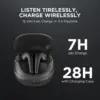 1MORE Aero Earbuds Noise Cancellation Bluetooth 5.2  Customizable EQs  Clear Calls 28h Playtime  Wireless Charging headset 5