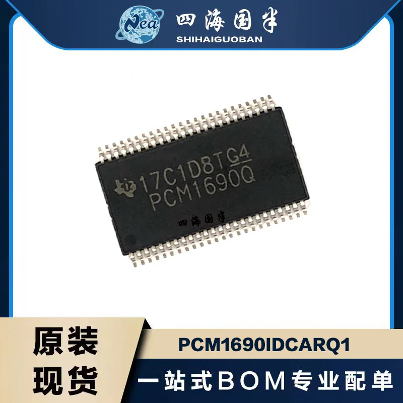 

1PCS Electronic Components PCM1690IDCARQ1 Automotive Catalog 113dB SNR 8-Channel Audio DAC With Differential Outputs