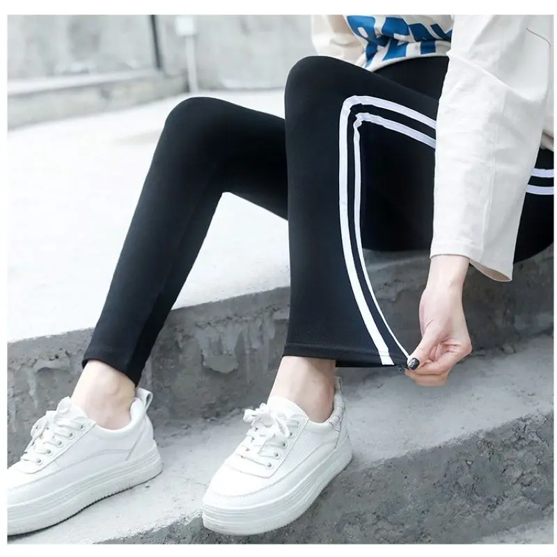 2 Colors Adjustable Waist Ladies Trousers Pregnant Women Fitness Black Leggings Pregnancy Maternity Pants Ropa Mujer Embarazada 3