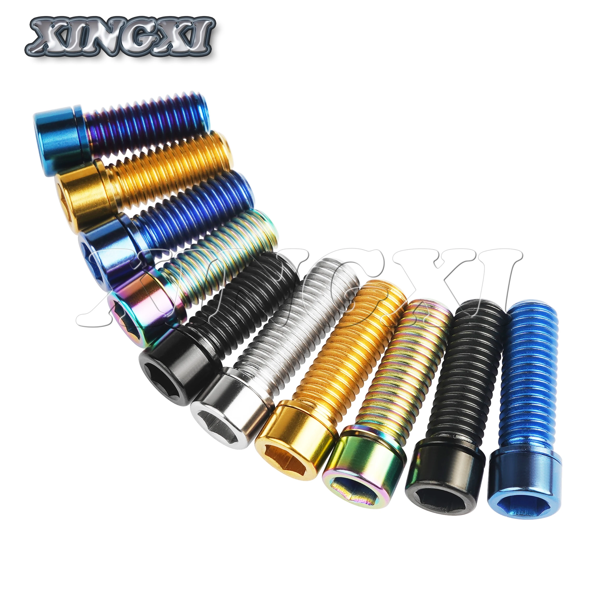 NUZBCPETR Bulloni a Testa Esagonale in Acciaio Viti a Testa Svasata Piana(M7 1.0 x 20mm