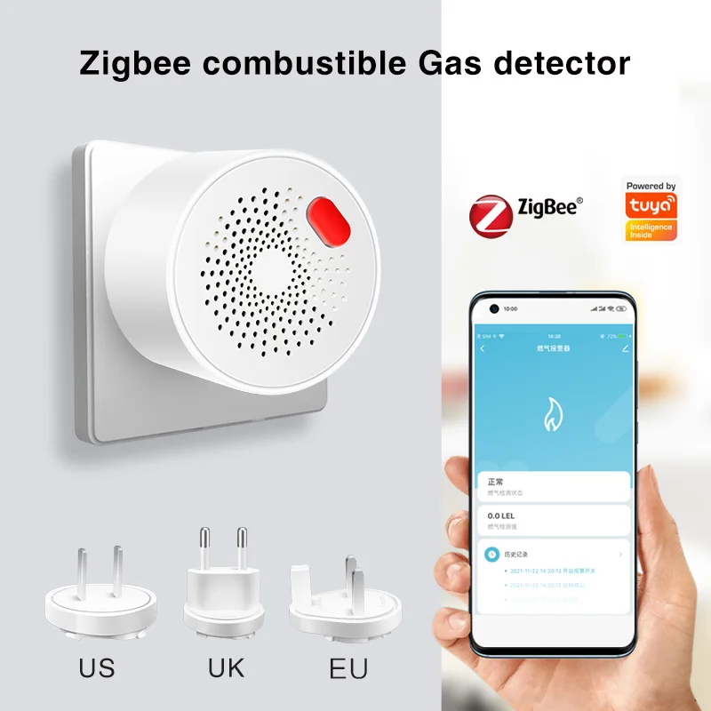 PT07 Smart Radon Gas Detector – WIFI with TUYA/Smartlife App.