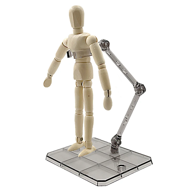 Supporto Per Action Figure In Plastica Trasparente - Base Per Modellini 1/144 HG/RG, Espositore Regolabile Per Robot E Giocattoli