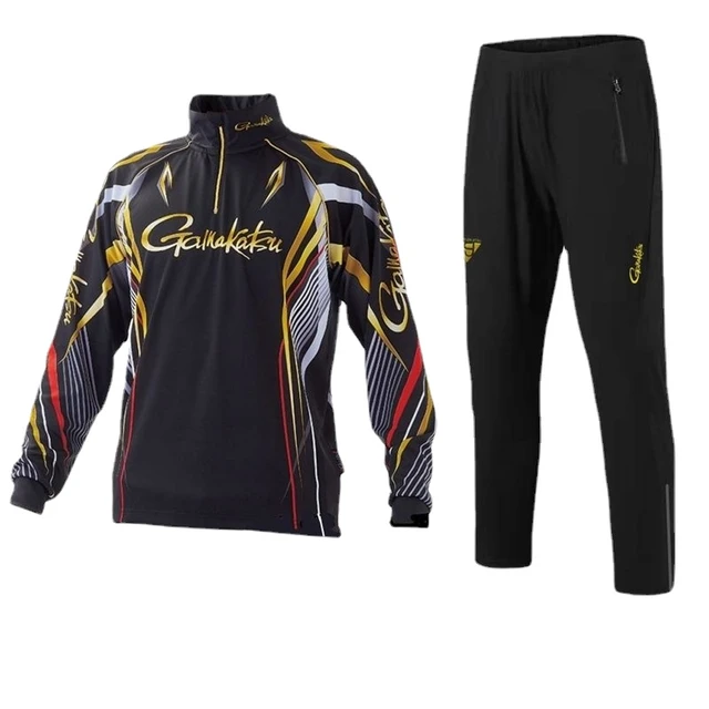 2023 New Gamakatsu Fishing Clothing for Men Comfortable and Light Fishing  Shirt with Fishing Pants Man Sun-protective Suits - AliExpress