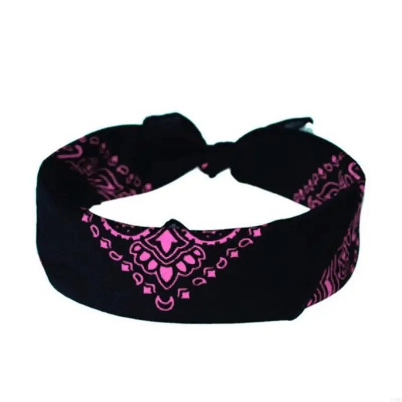 49ME Double Paisley Bandanas Novelty Motorcycle Face Mask Square Scarf Headwear Handkerchief Cowboy Wraps for Men Women 3
