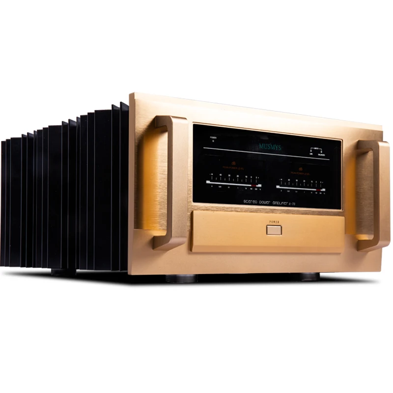 

AIYIMA SMSL 1:1 Replica Accuphase A70 HIFI 2.0 200W Pure Class A Post Amplifier MJ15024 MJ15025 Full Balance Rear Amplifier Audi