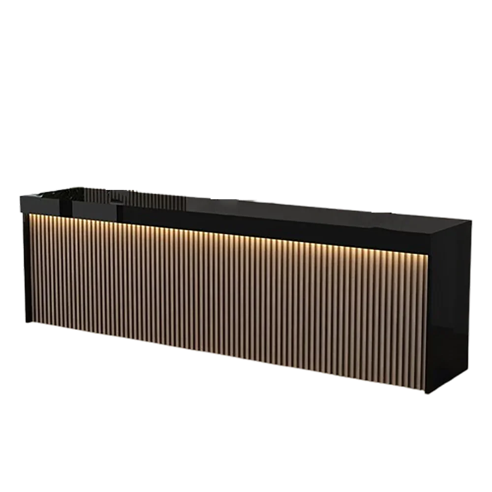Delicacy Nordic Bar Counter Cabinet Modern Aesthetic Elegant Simple Reception Desks Unique Luxury Mostrador Commercial Furniture