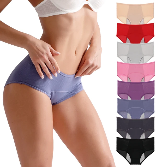 Antibacterial Physiological Panties, Women Menstrual Panties, Underwear