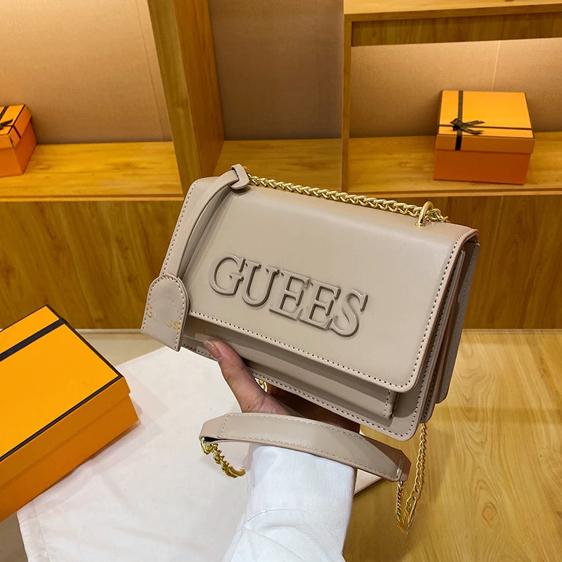 Light Luxury High-End Small Bag, Women'S Trendy Fashion Bag, Single Shoulder Crossbody Chain Bag, Letter Small Square Bag 4