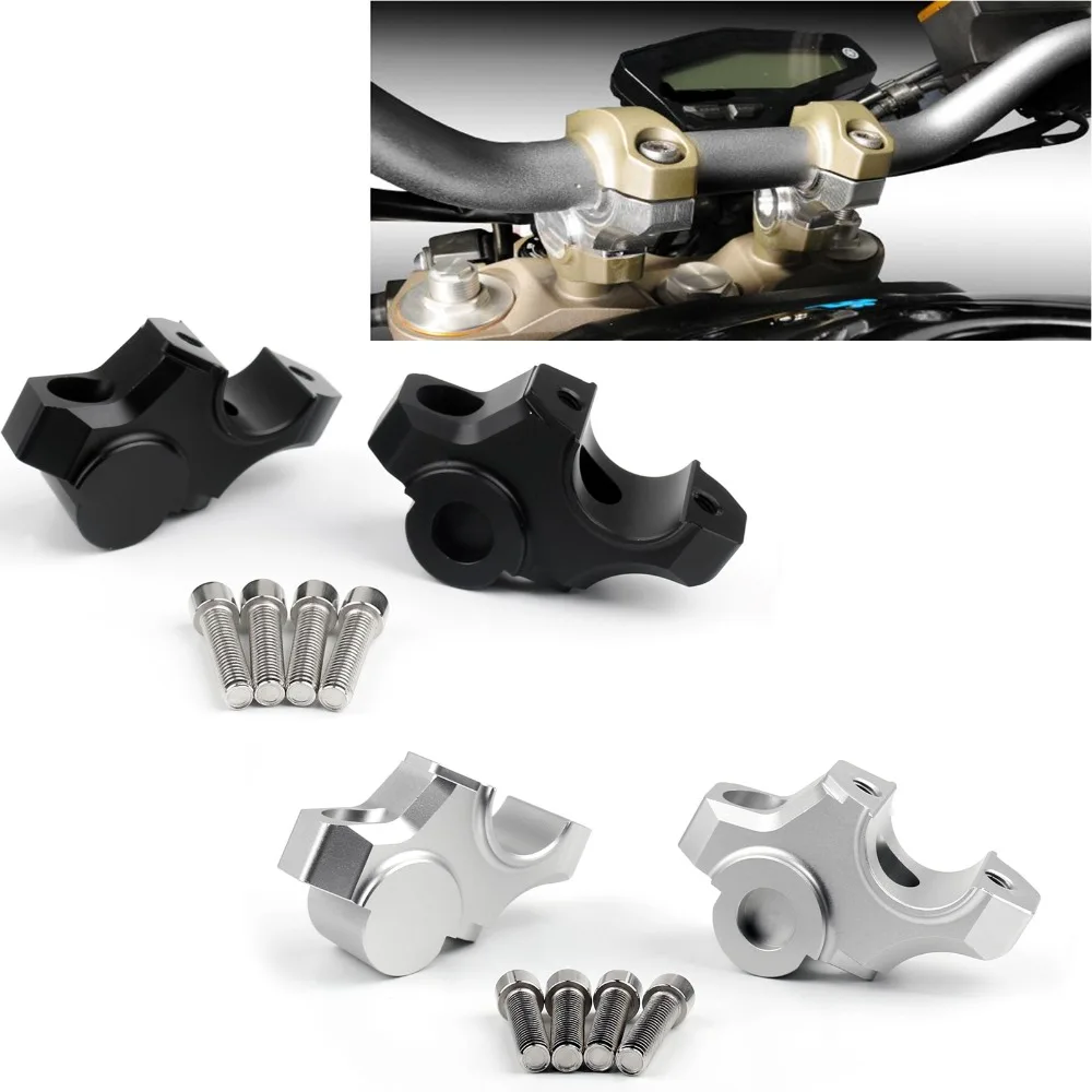 

Areyourshop Billet Aluminum Bar Risers Barback Fit for Yamaha XSR900 MT09 MT-09 2012-2020 Motorcycle Parts