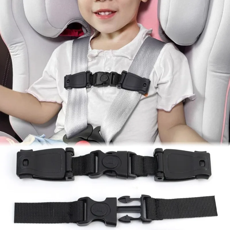 

Car Child Seat Adjustable Chest Buckle Universal Automatic Children Seats Safety Belt Fastener Non-slip Durable Fixing Clips