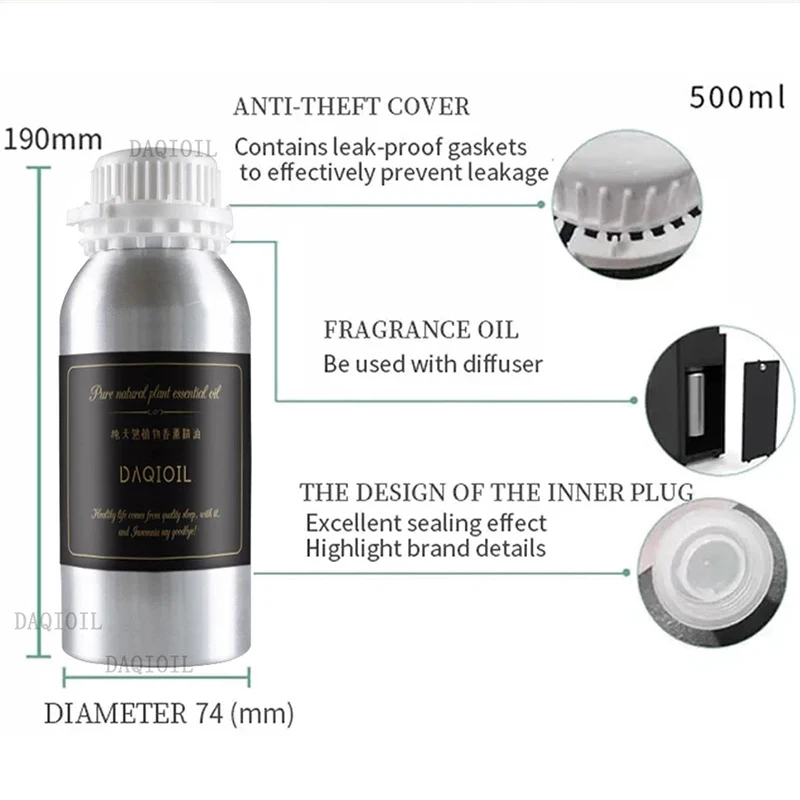 100ml Essential Oil For Aroma Diffuser Hotel Air Freshener Scent Machine Waterless Diffuser Room Fragrance 4