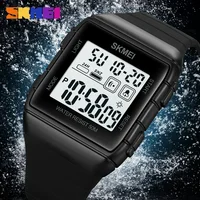 SKMEI 1960  LED Light Wristwatch reloj hombre Digital movement Mens Sport Watch Military Countdown Alarm Clock 5Bar Waterproof 2