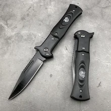 

Newest Tactical Pocket A.U.T.O Folding 440C Blade Knife Black Handle Outdoor Survival Camping Hunting EDC Multifunction Tool