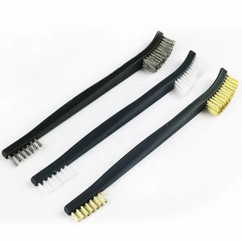 Universal Gun Hunting Cleaning Kit Steel Wire Brush Nylon Pick Set Tactical Rifle Pistol Gun Hunting Cleaning Tool Accessories 6
